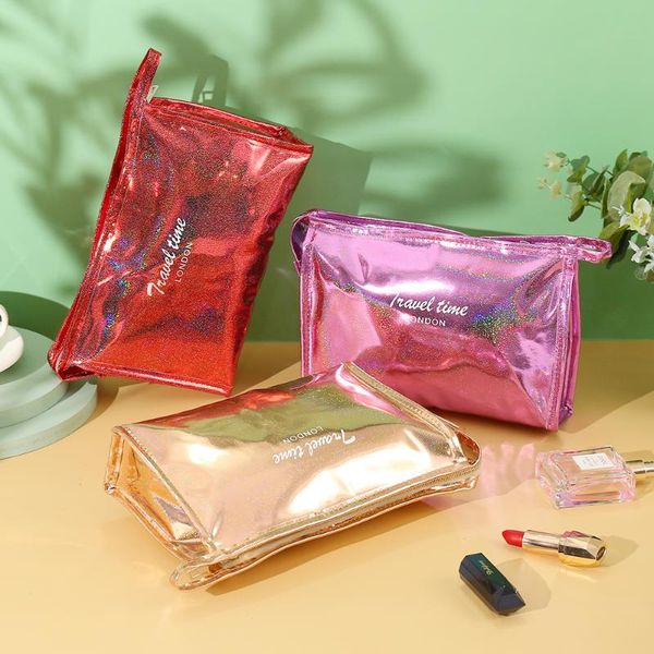 cosmetic bags & cases waterproof laser pu makeup bag fashion portable travel handbag women illusion color wash gargle storage toiletries org
cosmetic bags & cases waterproof laser pu makeup bag fashion portable travel handbag women illusion color wash gargle storage toiletries org