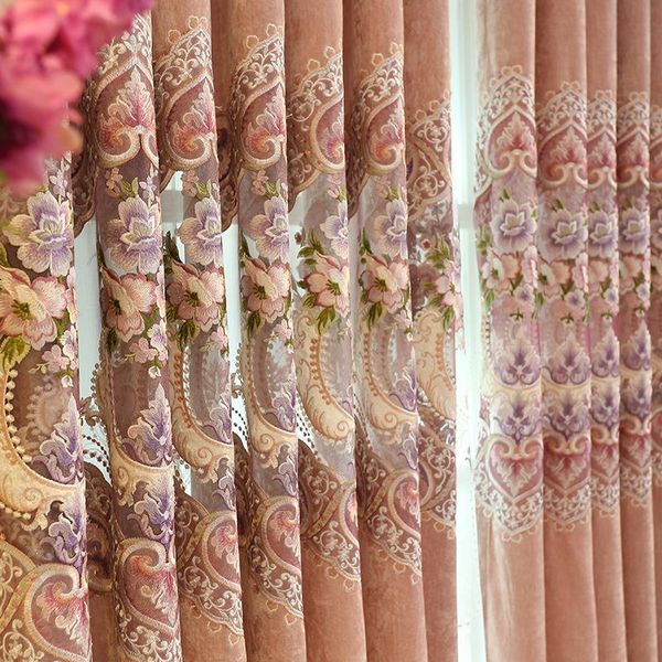 curtain & drapes luxury chenille curtains european embroidery flower blackout for bedroom tulle living room m003-30
curtain & drapes luxury chenille curtains european embroidery flower blackout for bedroom tulle living room m003-30
