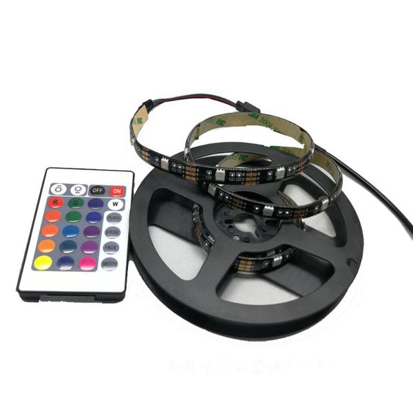strips 5v usb led strip 24 keys controller flexible light tape ribbon hdtv tv deskscreen background bias lighting 
strips 5v usb led strip 24 keys controller flexible light tape ribbon hdtv tv deskscreen background bias lighting