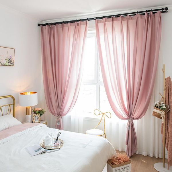 solid color sheer pink tulle curtains for living room bedroom window treament blue white voile drapes curtain
solid color sheer pink tulle curtains for living room bedroom window treament blue white voile drapes curtain