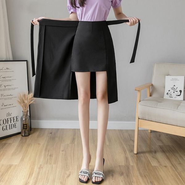 skirts black skirt spring 2021 women's design sense minority irregular medium length split short
skirts black skirt spring 2021 women's design sense minority irregular medium length split short