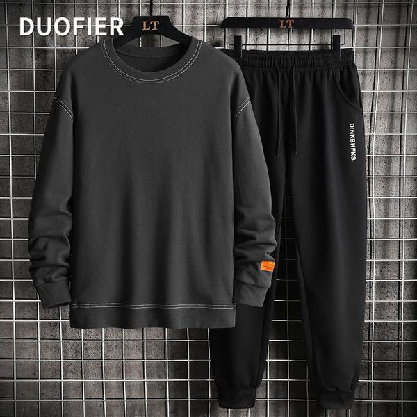 men's tracksuits sportswear suits gym training clothes sports set elastic waist trousers + pullover sweatshirt casual tracksuit for men, Gray
men's tracksuits sportswear suits gym training clothes sports set elastic waist trousers + pullover sweatshirt casual tracksuit for men, Gray