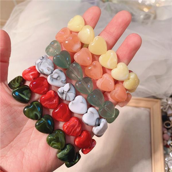 beaded, strands fashion elastic peach heart all-match bracelet cute heart-shaped girlfriends simple female, Black
beaded, strands fashion elastic peach heart all-match bracelet cute heart-shaped girlfriends simple female, Black