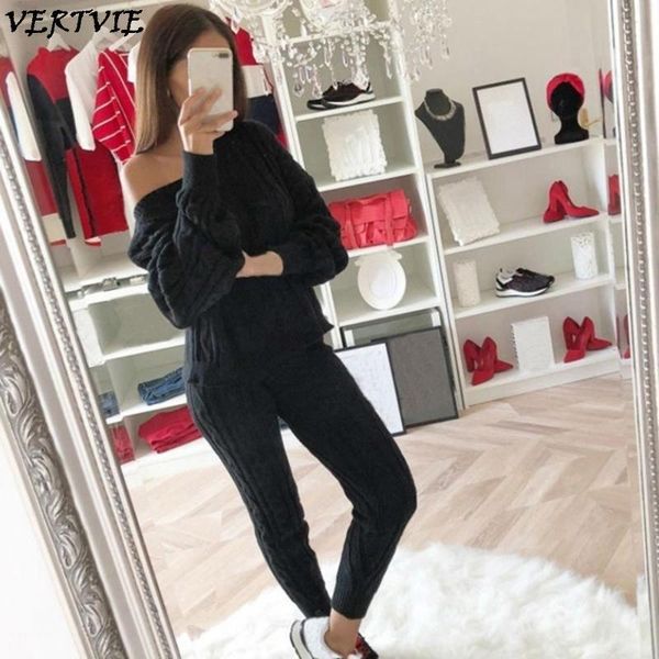 gym clothing 2 piece sets women knitted sweaters ladies solid outfits 2021 autumn winter streetwear joggers tracksuit plus size suit, White;black
gym clothing 2 piece sets women knitted sweaters ladies solid outfits 2021 autumn winter streetwear joggers tracksuit plus size suit, White;black
