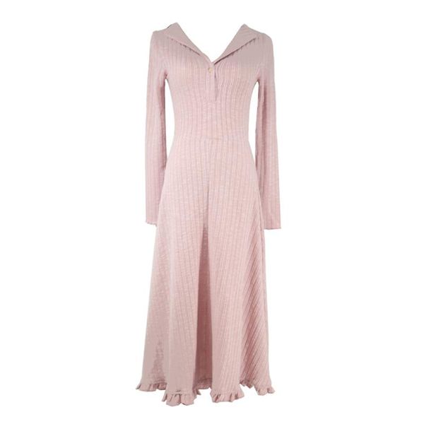 casual dresses perhaps u white beige v neck long sleeve solid knitted ruffle midi dress d0627, Black;gray
casual dresses perhaps u white beige v neck long sleeve solid knitted ruffle midi dress d0627, Black;gray