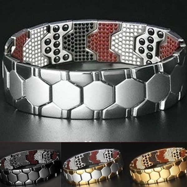 link, chain hexagonal multipoint magnet bracelet detachable jewelry fashion men's punk r1g9, Black
link, chain hexagonal multipoint magnet bracelet detachable jewelry fashion men's punk r1g9, Black