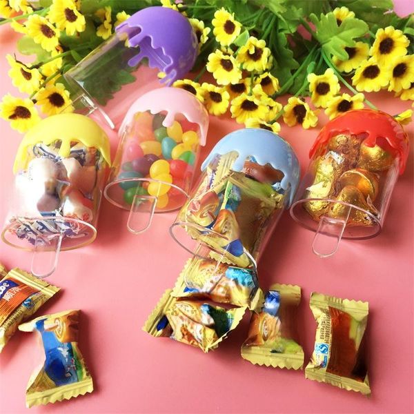 gift wrap box ice cream clear candy boxes favor plastic stick children cute sweets birthday souvenir baby shower guests party wedding