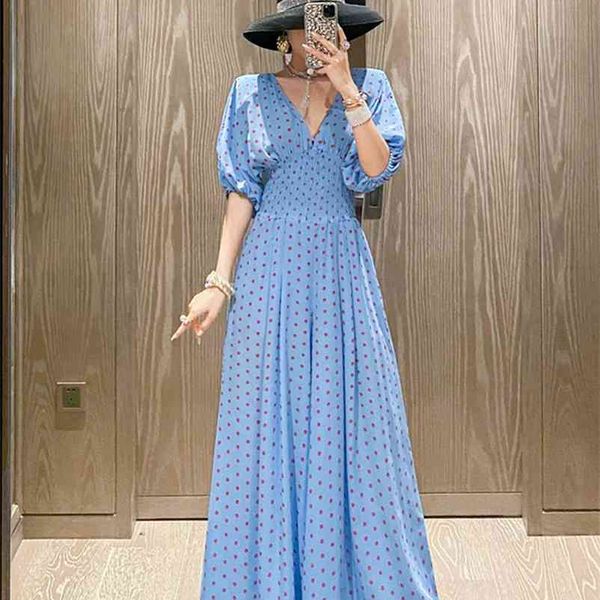 summer dot print chiffon high waist casual v neck drape loose wide leg jumpsuit women 210615, Black;white
summer dot print chiffon high waist casual v neck drape loose wide leg jumpsuit women 210615, Black;white