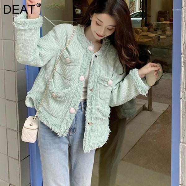 women's jackets women's 2022 spring and autumn fashion casual small fragrant tassel short coat loose tweed wool sl681, Black;brown
women's jackets women's 2022 spring and autumn fashion casual small fragrant tassel short coat loose tweed wool sl681, Black;brown