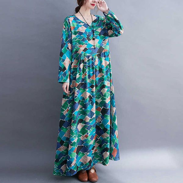 autumn 2021 fat mm large cotton linen printed sleeve dr's long skirt, Black;gray
autumn 2021 fat mm large cotton linen printed sleeve dr's long skirt, Black;gray