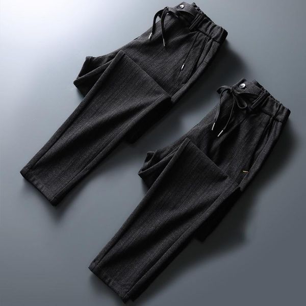 men's pants trousers for business office work leisure city style elastic soft slim, Black
men's pants trousers for business office work leisure city style elastic soft slim, Black