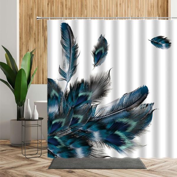 blue dream feather pattern shower curtain nordic modern bath curtains accessories multi-size print fabric bathroom decor cortina
blue dream feather pattern shower curtain nordic modern bath curtains accessories multi-size print fabric bathroom decor cortina