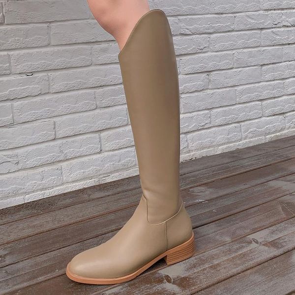 boots arden furtado autumn winter fashion women's shoes round toe genuine leather apricot thick heel knee high long, Black
boots arden furtado autumn winter fashion women's shoes round toe genuine leather apricot thick heel knee high long, Black