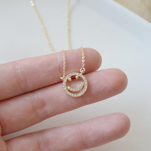 chains 2021 fashion brand jewelry elegant crystal smile pendant&necklaces for women delicate zirconia charm choker necklaces, Silver
chains 2021 fashion brand jewelry elegant crystal smile pendant&necklaces for women delicate zirconia charm choker necklaces, Silver
