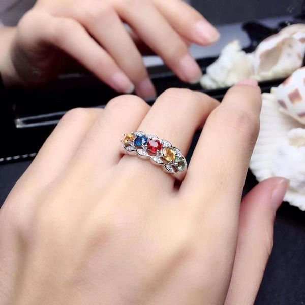 cluster rings natural color sapphire ring beautiful 925 pure silver jewels jewelry for women, Golden;silver
cluster rings natural color sapphire ring beautiful 925 pure silver jewels jewelry for women, Golden;silver