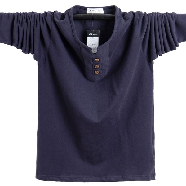new autumn mens t-shirts fashion slim fit long sleeve cotton t shirt men button casual men's clothing plus size 5xl 210329, White;black
new autumn mens t-shirts fashion slim fit long sleeve cotton t shirt men button casual men's clothing plus size 5xl 210329, White;black
