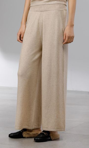 women's pants & capris 100% goat cashmere knit women wide leg elastic waist trousers one&over size, Black;white
women's pants & capris 100% goat cashmere knit women wide leg elastic waist trousers one&over size, Black;white