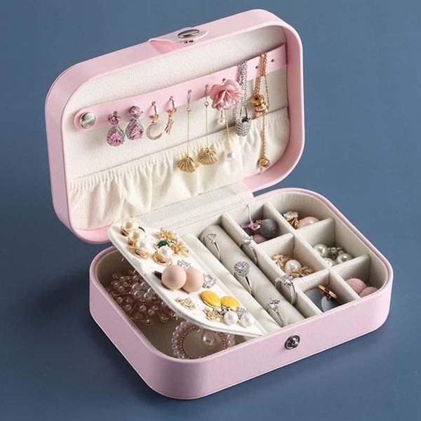 jewelry pouches, bags box pu leather jewelery storage earring boxes packaging display case organizer for home travel girl gift, Pink;blue
jewelry pouches, bags box pu leather jewelery storage earring boxes packaging display case organizer for home travel girl gift, Pink;blue