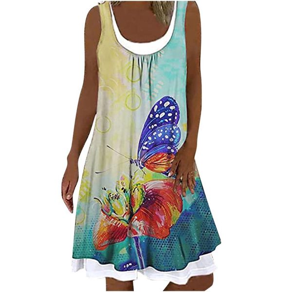 casual dresses 2021 plus size women fashion loose sleeveless floral print splice round neck summer dress, Black;gray
casual dresses 2021 plus size women fashion loose sleeveless floral print splice round neck summer dress, Black;gray