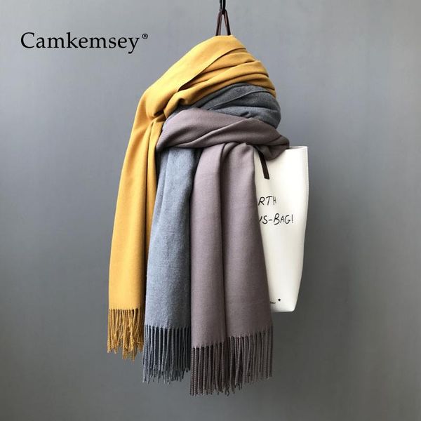scarves camkemsey cashmere with tassel 2021 autumn winter women warm pashmina female long scarf shawl, Blue;gray
scarves camkemsey cashmere with tassel 2021 autumn winter women warm pashmina female long scarf shawl, Blue;gray