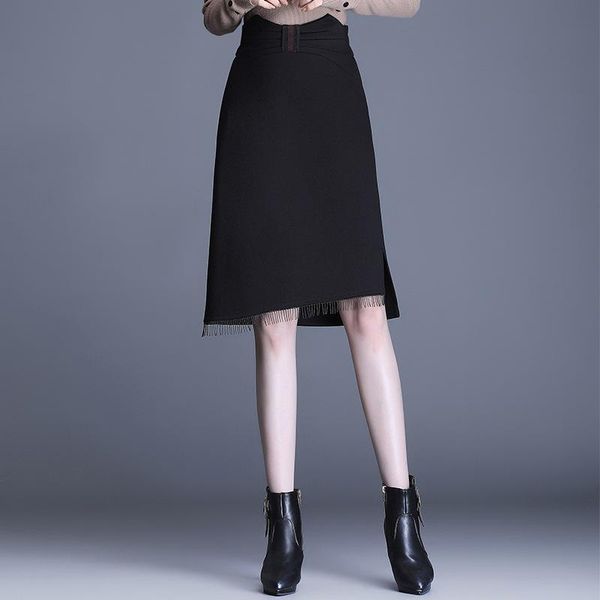 skirts women fashion irregular high waist black bodycon skirt spring autumn office lady elegant slim casual knee-length 1188
skirts women fashion irregular high waist black bodycon skirt spring autumn office lady elegant slim casual knee-length 1188
