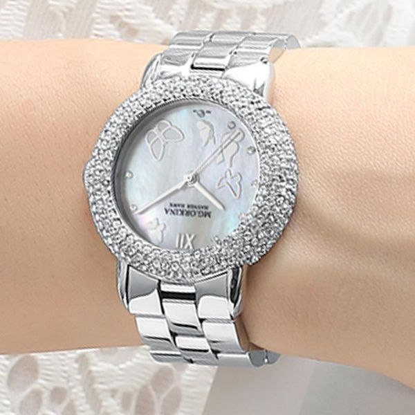 wristwatches fashion dress ladies wrist watches ceramic butterfly carving diamonds silver stainless steel womens luxury brand, Slivery;brown
wristwatches fashion dress ladies wrist watches ceramic butterfly carving diamonds silver stainless steel womens luxury brand, Slivery;brown