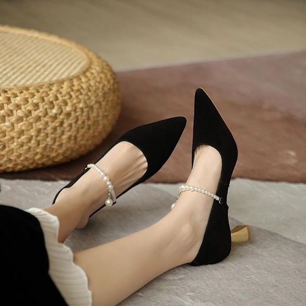 dress shoes ladies high heels pearl decoration pointed toe non-slip stiletto office party black female sandals
dress shoes ladies high heels pearl decoration pointed toe non-slip stiletto office party black female sandals