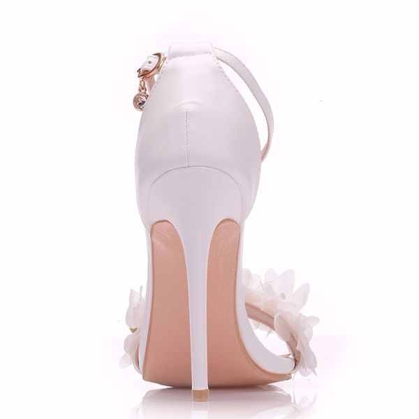 sandals sweet white flower wedding women lacing ankle strap peep toe high heels sandals floral shoes, Black
sandals sweet white flower wedding women lacing ankle strap peep toe high heels sandals floral shoes, Black