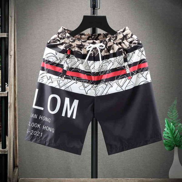 men's shorts trendy beach sports pants 2022 summer wear trend loose casual short, White;black
men's shorts trendy beach sports pants 2022 summer wear trend loose casual short, White;black