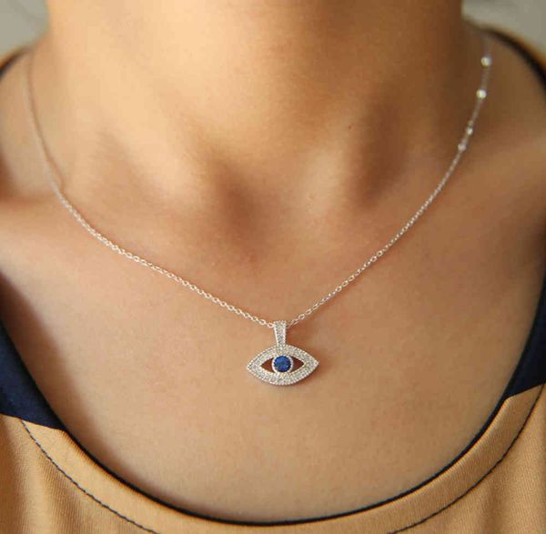 lucky sign european turkish evil 925 sterling silver jewelry cute delicate white blue cz eye necklace
lucky sign european turkish evil 925 sterling silver jewelry cute delicate white blue cz eye necklace