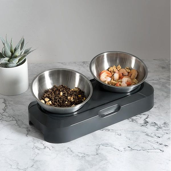 stainless steel pet bowl cat double bowls with raised stand non-slip feeder easy clean for small medium dog cats feeding dishes & feeders
stainless steel pet bowl cat double bowls with raised stand non-slip feeder easy clean for small medium dog cats feeding dishes & feeders