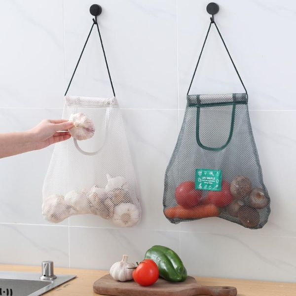 storage bags 1pc multifunctional portable fruit vegetable mesh hanging bag kitchen food hollow breathable garlic onion organizer
storage bags 1pc multifunctional portable fruit vegetable mesh hanging bag kitchen food hollow breathable garlic onion organizer