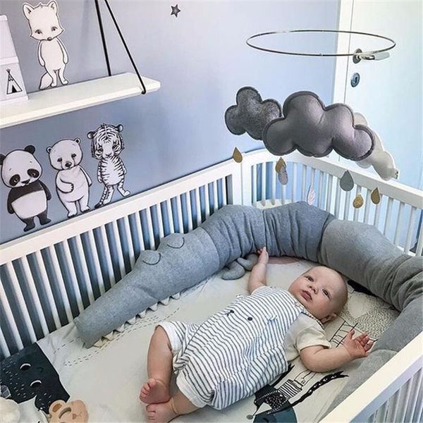 born crib bumper comforting crocodile pillow baby room decor toys bed bumpers infant cot protection bedding accessories 185cm sets
born crib bumper comforting crocodile pillow baby room decor toys bed bumpers infant cot protection bedding accessories 185cm sets