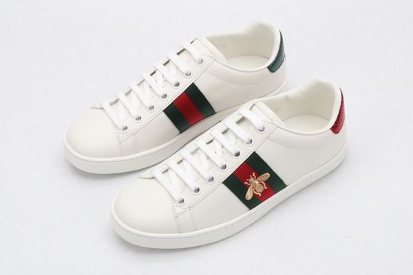 with box luxurys designer ace shoes men women sneakers bee chaussures leather trainers embroidery stripes sneaker walking sports shoe size 3, Black
with box luxurys designer ace shoes men women sneakers bee chaussures leather trainers embroidery stripes sneaker walking sports shoe size 3, Black