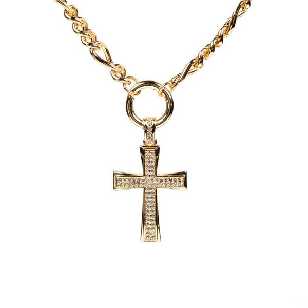 pendant necklaces vintage cross necklace gold plating cuban link multi-style shine zircon thick chain christian jewelry gift for men women, Silver
pendant necklaces vintage cross necklace gold plating cuban link multi-style shine zircon thick chain christian jewelry gift for men women, Silver
