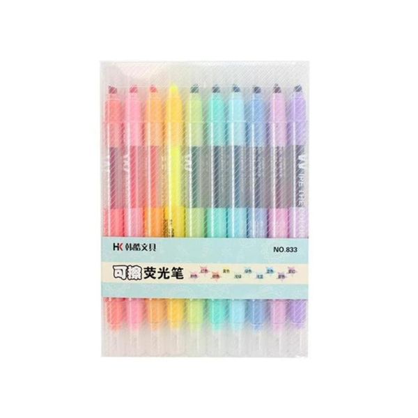 highlighters 10pcs double-end erasable highlighter pen markers pastel liquid chalk marker fluorescent milkliner color, Black;red
highlighters 10pcs double-end erasable highlighter pen markers pastel liquid chalk marker fluorescent milkliner color, Black;red
