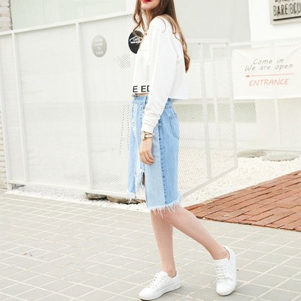 skirts fashion shredded ladies straight at knee height skirts denim hole waist high casual streetwear fine women's lpm0, Black
skirts fashion shredded ladies straight at knee height skirts denim hole waist high casual streetwear fine women's lpm0, Black