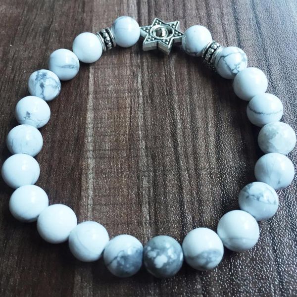 charm bracelets hexagonal bracelet for women and men 8mm natural stone white howlite mala beads yoga prayer, Golden;silver
charm bracelets hexagonal bracelet for women and men 8mm natural stone white howlite mala beads yoga prayer, Golden;silver