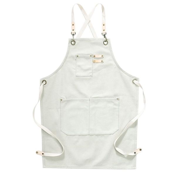 chef apron cotton canvas cross back adjustable with pockets for women and drop aprons
chef apron cotton canvas cross back adjustable with pockets for women and drop aprons