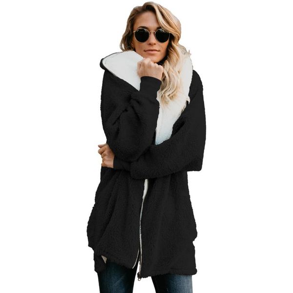 women's jackets winter mink wool coat hoodie cardigan plus size jacket 85209, Black;brown
women's jackets winter mink wool coat hoodie cardigan plus size jacket 85209, Black;brown