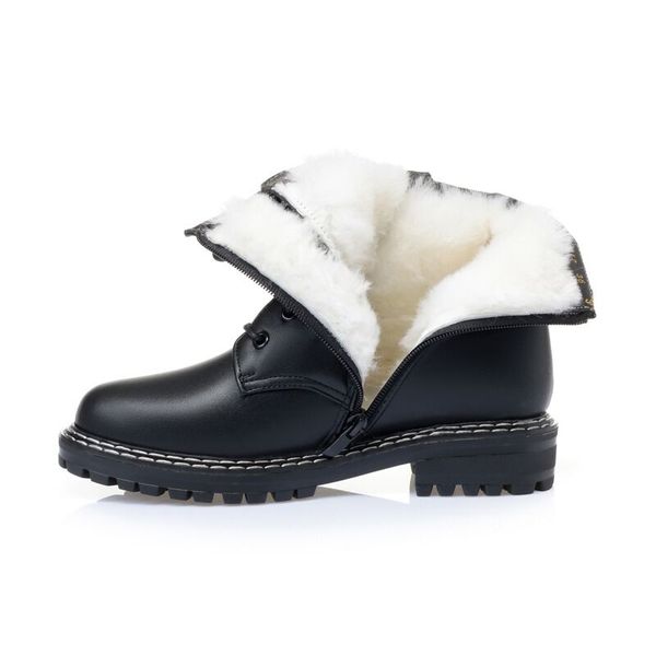 Women Winter Boots Genuine Leather boots fashion Female Martin boots Snow Wool Warm Non-slip Ankle womens shoes, Black shoes
Women Winter Boots Genuine Leather boots fashion Female Martin boots Snow Wool Warm Non-slip Ankle womens shoes, Black shoes