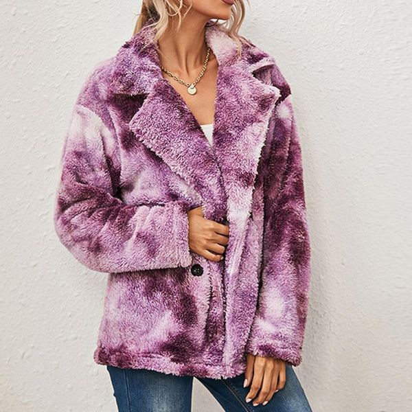 women's jackets woman winter coat jacket women warm tie-dye printed long-sleeved fleece female ladies clothes plush cardigan femme, Black;brown
women's jackets woman winter coat jacket women warm tie-dye printed long-sleeved fleece female ladies clothes plush cardigan femme, Black;brown
