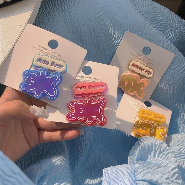 hair accessories cute cartoon bear hairpin mirror soft girl japanese side clip sweet bangs, Slivery;white
hair accessories cute cartoon bear hairpin mirror soft girl japanese side clip sweet bangs, Slivery;white