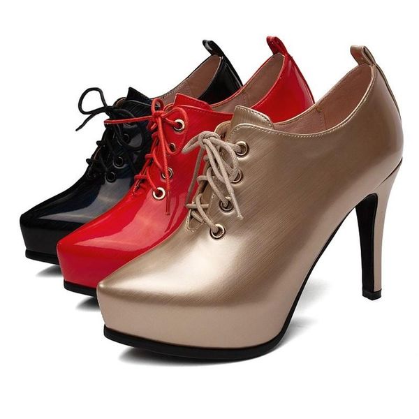 dress shoes boots women autumn lace up ankle for thin heel zipper casual female leather botas mujer heels .5cm, Black
dress shoes boots women autumn lace up ankle for thin heel zipper casual female leather botas mujer heels .5cm, Black