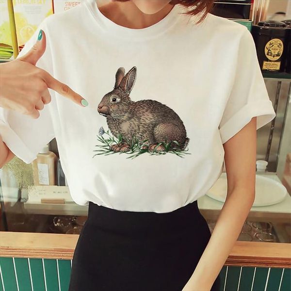 summer kawaii flower rabbit womens t shirts animal print short sleeve casual harajuku style fashion tee femme, White
summer kawaii flower rabbit womens t shirts animal print short sleeve casual harajuku style fashion tee femme, White