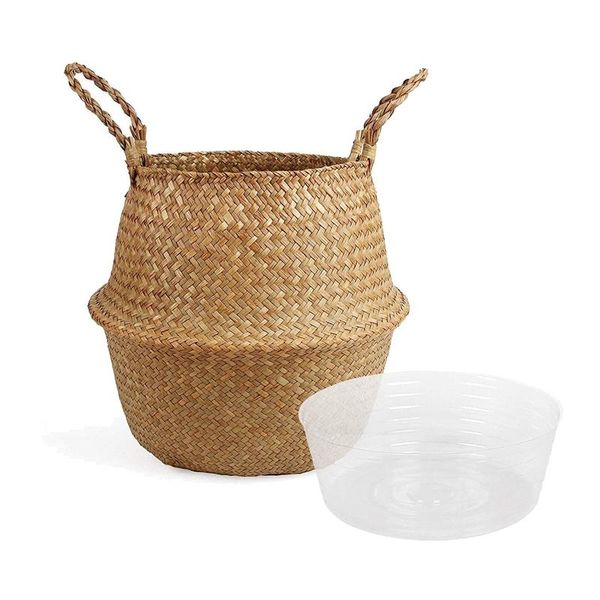 storage baskets woven seagrass belly basket with handles for plant pot ,toy, laundry, picnic plastic tray
storage baskets woven seagrass belly basket with handles for plant pot ,toy, laundry, picnic plastic tray