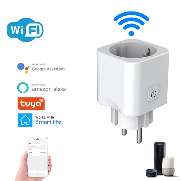 smart power plugs 10a wifi plug socket eu with energy monitor tuyasmart app/voice/timing remote control works alexa google home
smart power plugs 10a wifi plug socket eu with energy monitor tuyasmart app/voice/timing remote control works alexa google home