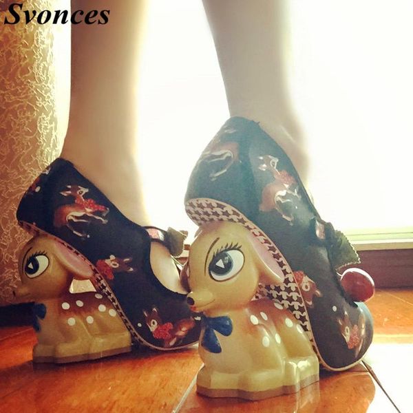 strange style doll heel girls high shoes women pumps luxury handmade mary janes wedges animal print lolita dress, Black
strange style doll heel girls high shoes women pumps luxury handmade mary janes wedges animal print lolita dress, Black
