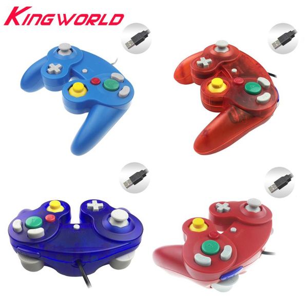 game controllers & joysticks 4 color wired controller gamepad joystick for n-g-c gaming usb interface with disc pc games
game controllers & joysticks 4 color wired controller gamepad joystick for n-g-c gaming usb interface with disc pc games