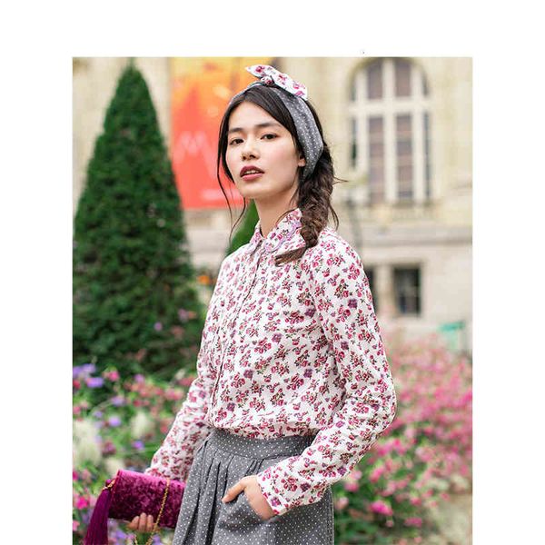 blouses spring autumn countryside style turn down collar floral pattern fit shape women long sleeve blouse m69e, White
blouses spring autumn countryside style turn down collar floral pattern fit shape women long sleeve blouse m69e, White